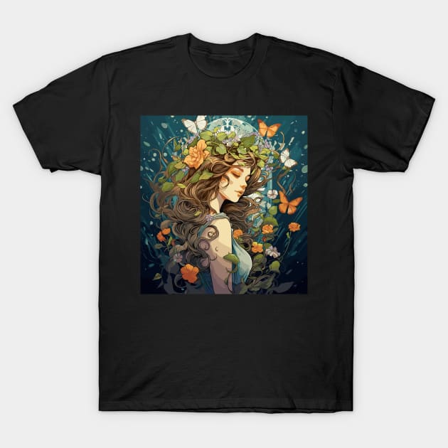 Sleeping Muse T-Shirt by Mandra